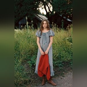 Christy Dawn Blue Floral Dress